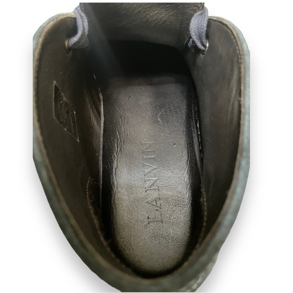 Lanvin Chukka Desert blue Suede Boots - Picture 13 of 16